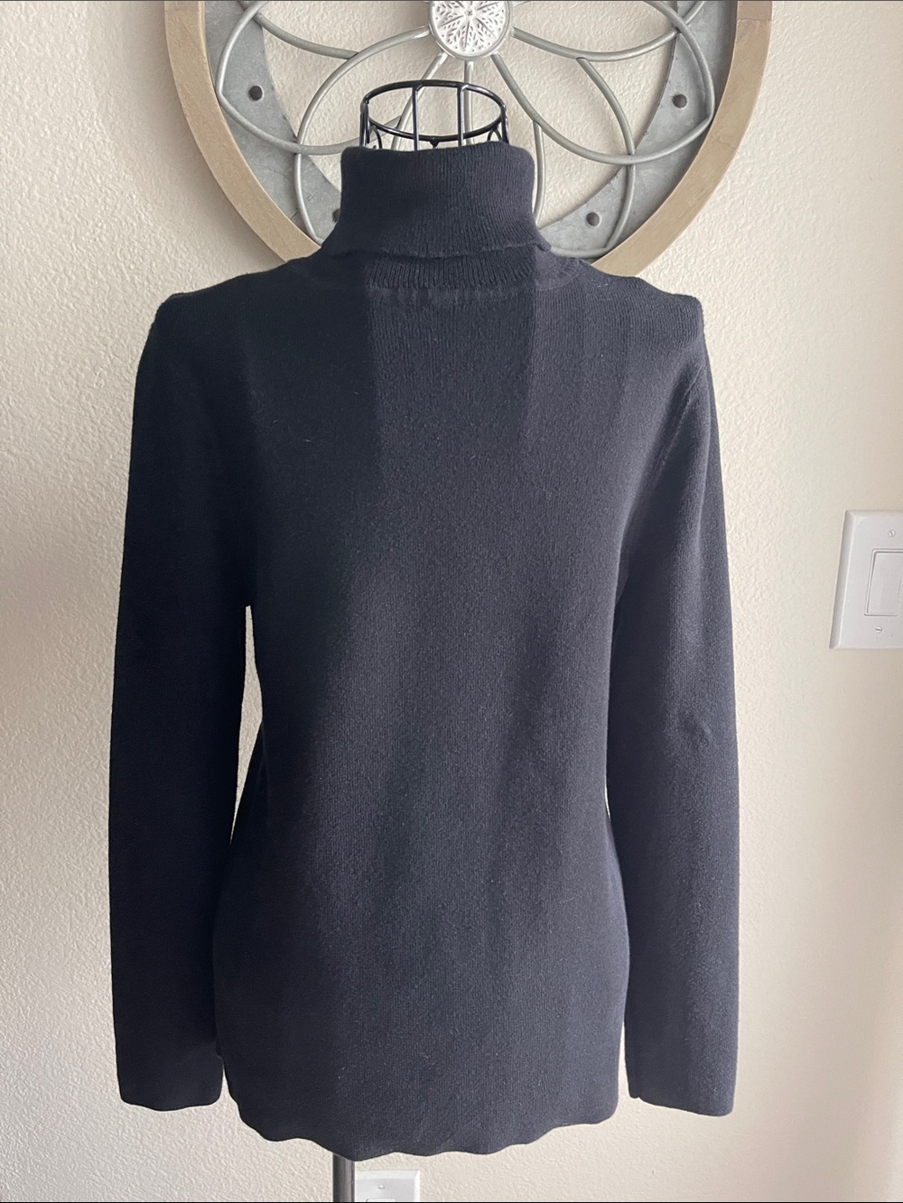 Chicos Black Turtleneck Sweater